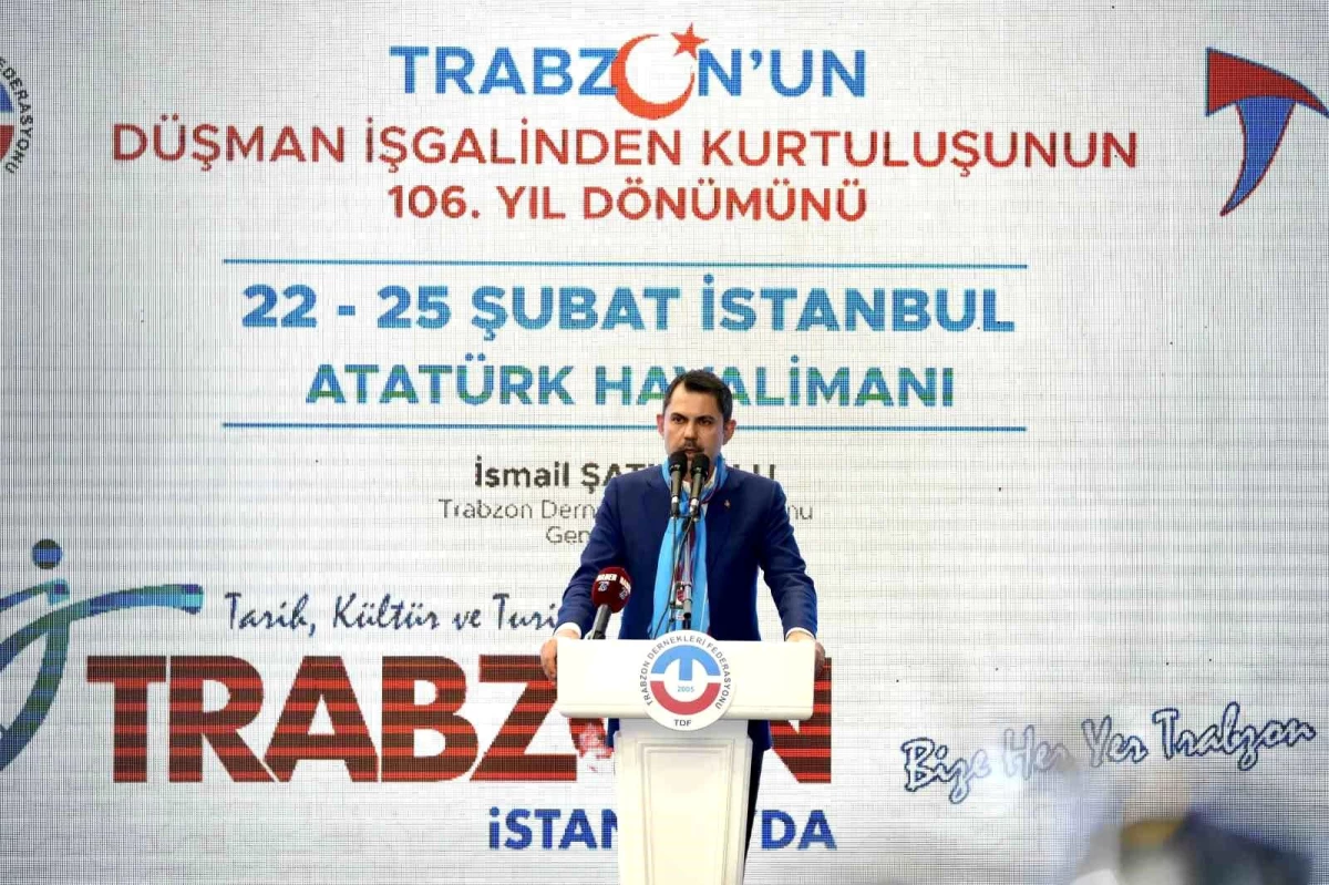 Murat Kurum, Trabzon’un Düşman İşgalinden Kurtuluş Programına Katıldı